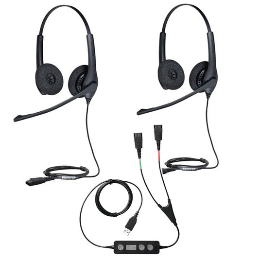 Jabra USB training headset package for computer softphone