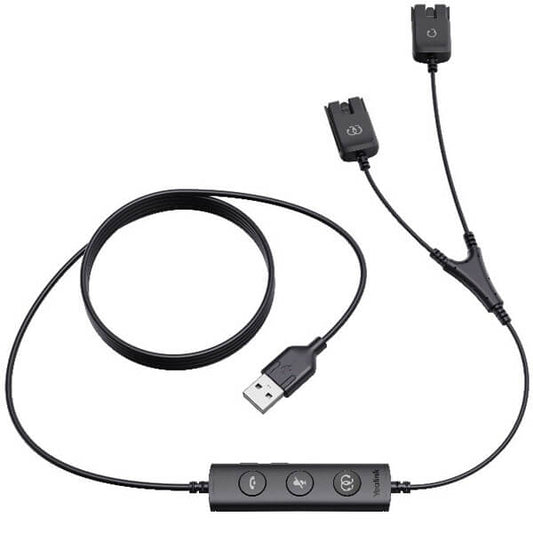 yealink training cable for connecting 2 headsets together