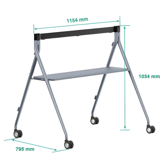 Yealink Floor Stand MB-FS-P650T – Mobile Stand for 65″ MeetingBoard