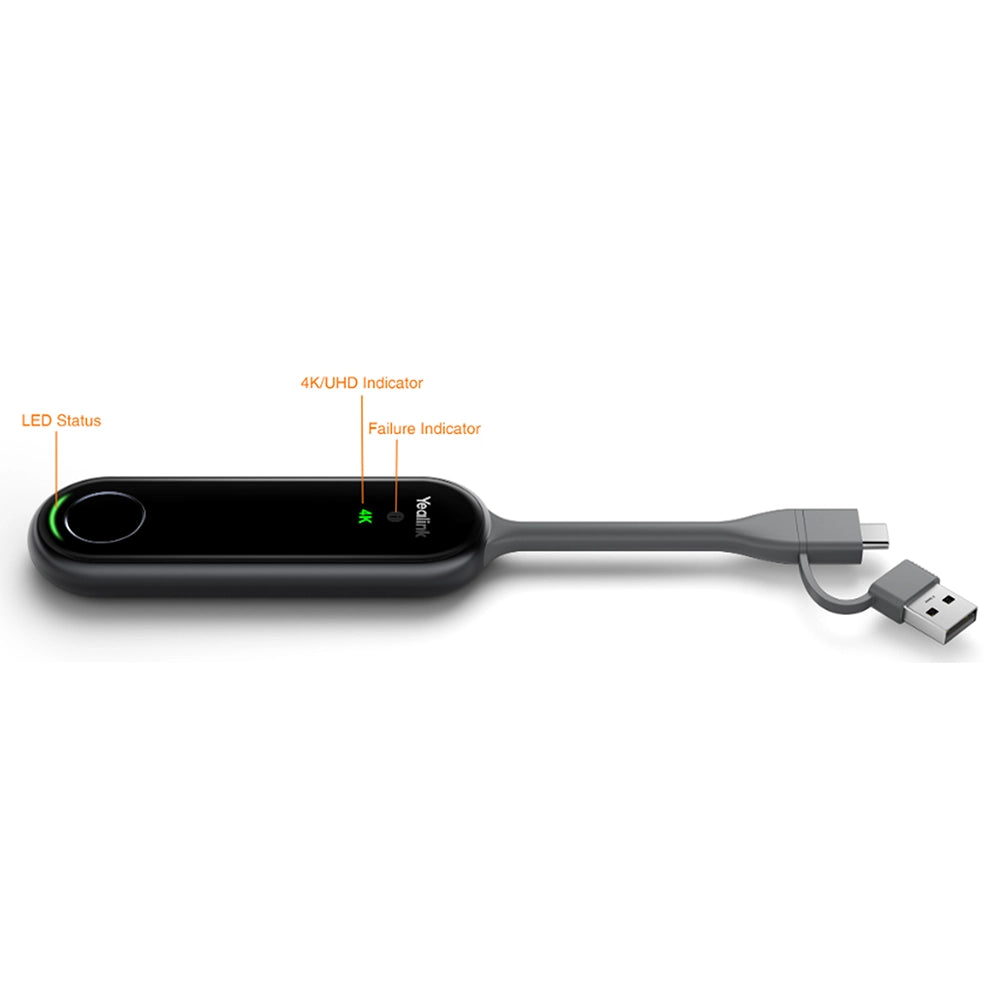 Yealink Wireless Screen Sharing Dongle PA20 – 4K Wireless Presentation