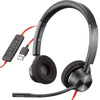Poly Blackwire 3320 USB Headset with control unit