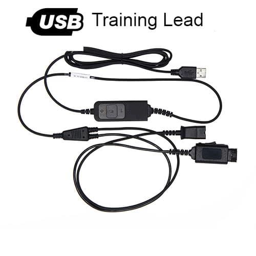 USB Headset Training Cable Y Lead USB Headset Splitter