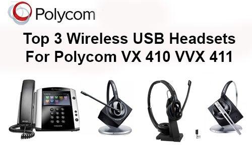 Sennheiser / EPOS Wireless USB Headsets For Polycom VVX 411 - Headsets4business