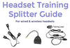 Training Headset Splitter - Do you need to double up? - Headsets4business