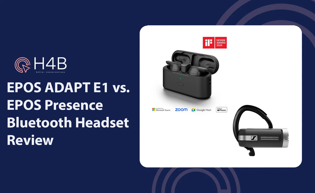 EPOS ADAPT E1 vs. EPOS Presence Bluetooth Headset Review