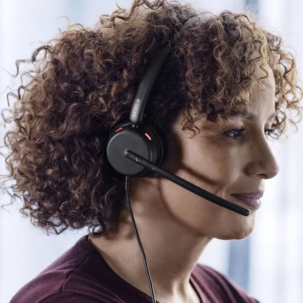 Epos Impact 460 USB lifestyle shot headset