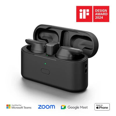 epos adapt e1 earbuds in case -black