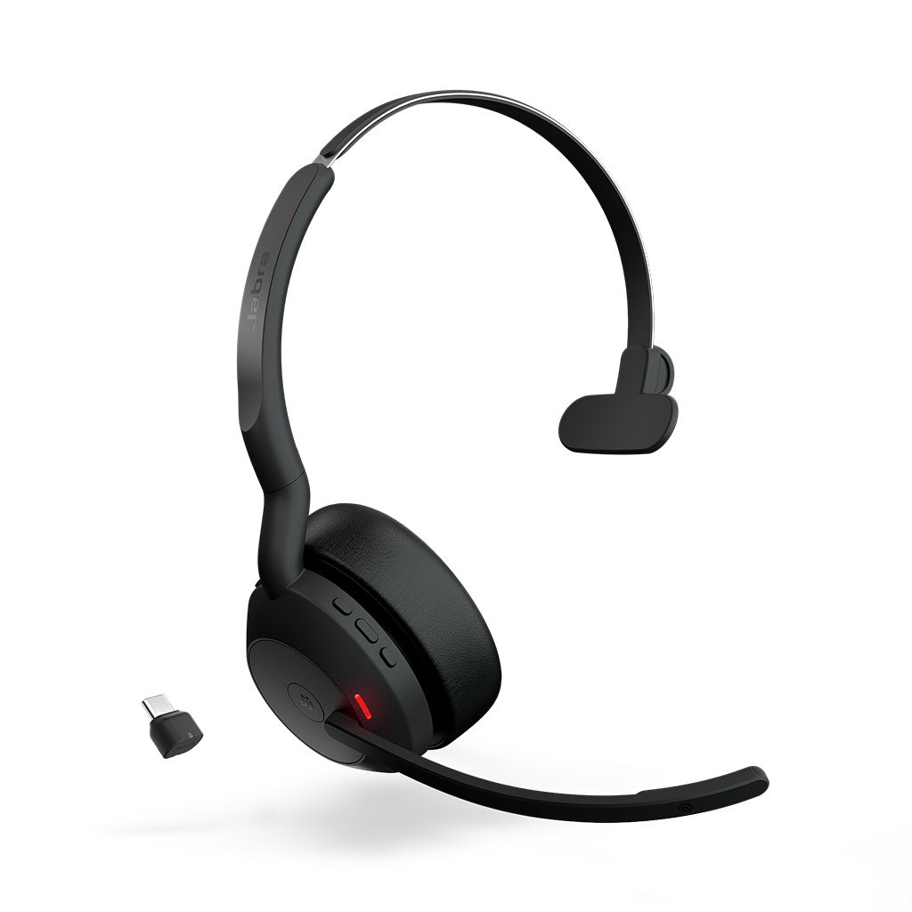 Jabra Evolve2 55 USB-A & USB-C Mono Headset UC or MS