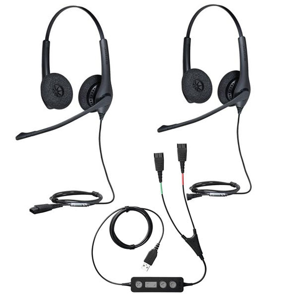 Jabra USB training headset package for computer softphone