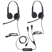 Jabra USB training headset package for computer softphone