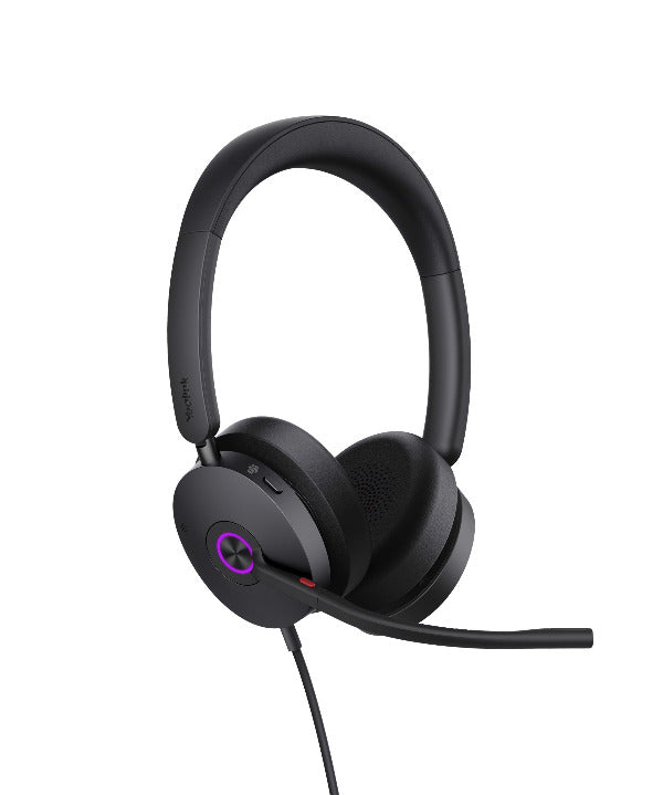 Yealink UH48 wired headset left side view