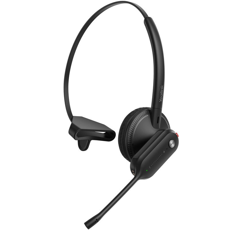 Yealink WH63 Wireless Headset DECT with EHS60 Adapter Teams Certified Computer Headsets with Microphone, EHS60 Compatible with Yealink ＆ Third-Party Yealink WH63 Portable Teams DECT Wireless Headset -DISCONTINUED