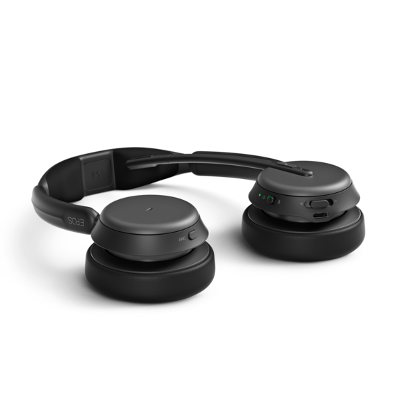 EPOS IMPACT 1061 Duo Bluetooth headset with ANC & stand