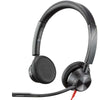 Poly Blackwire 3320 wired 2 ear USB Headset