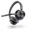 Poly Voyager 4320 UC USB Bluetooth 2 ear Headset close up