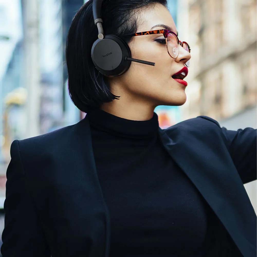 Yealink BH72 Headset in Use